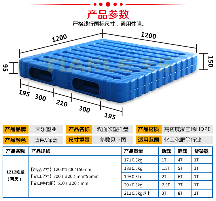 雙面塑料托盤(pán)